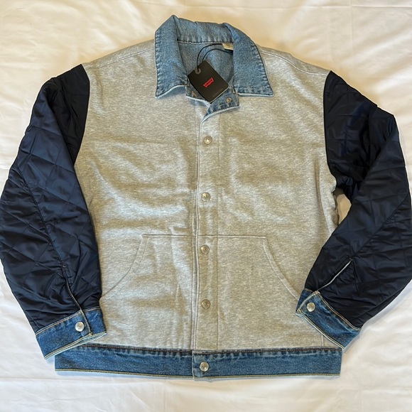 Levi's Vintage Premium Reversible Varsity Jean Jacket NEW WITH TAGS - Picture 5 of 16